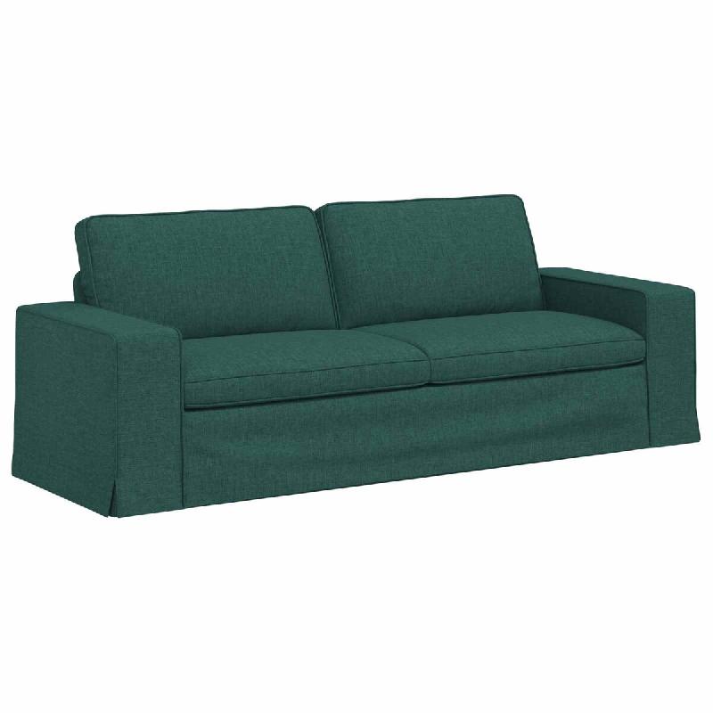 VidaXL Canapé Vert foncé 222 x 80 x 82 cm tissu Modèle Atlas Concept - 42024400_0