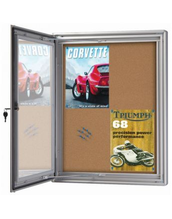 Vitrines extérieures d'affichage en liège, étanche avec serrure - HSF-UNBN0004A4X_0
