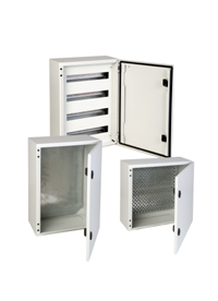 Coffret métallique électrique - platine pleine ou perforée - polyester IP65 - pour distribution électrique et automatisme_0