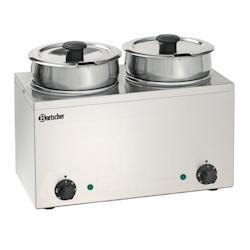Bain-Marie à Sauce - 2 x 3,5 Litres - Bartscher - inox 606035_0