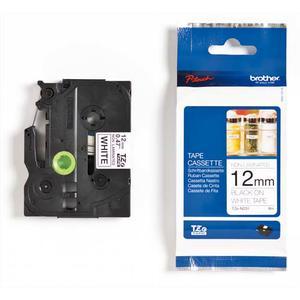 Brother ruban pour ptouch non laminé noir/blanc 12mmx8m tzen231_0