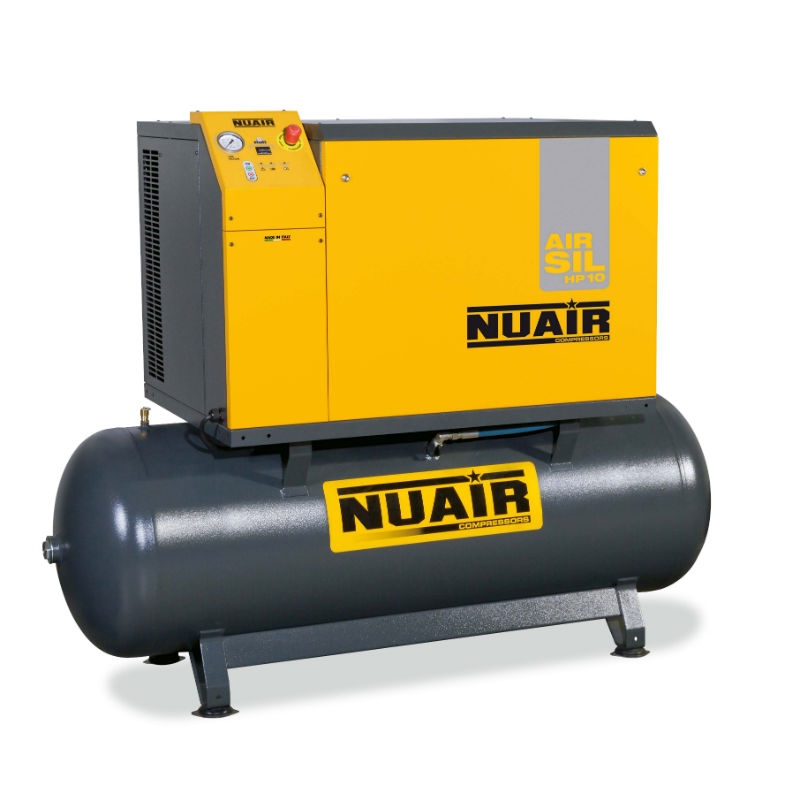 Compresseur à vis 10ch - 10 bars - 93 m3/h - entraînement direct - cuve 500L avec sécheur intégré - K-MID 10/10-500F-ES_0