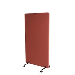 Décoshop26 - Cloison acoustique paravent de bureau séparateur de pièce panneau d'affichage à double paroi 147x80 cm en tissu marron 04_0006420 - m_0