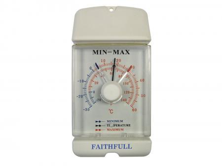Faithfull FAI THMMBUTMF - Thermomètre intérieur/extérieur, à repères mini- maxi