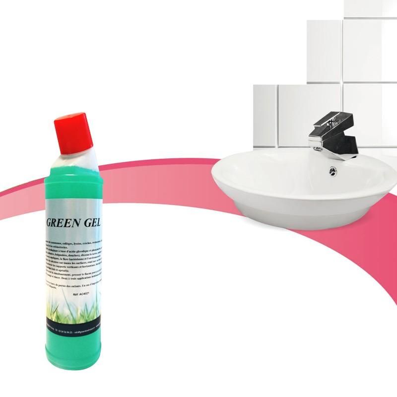 Green Gel - Gel détartrant sanitaire écologique 750 ml - Parfum menthe_0