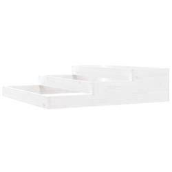 Helloshop26 - Jardinière bac lit surélevé plantes fleurs terrasse jardin 107 x 107 x 27 cm bois massif de pin blanc 02_0037294 - 3000214232522_0