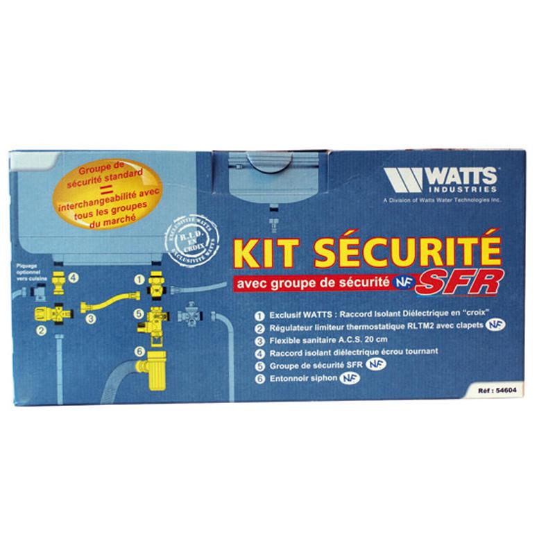 Kit complet de sécurité SFR - réf 2254604 - en laiton - raccords 20x27_0