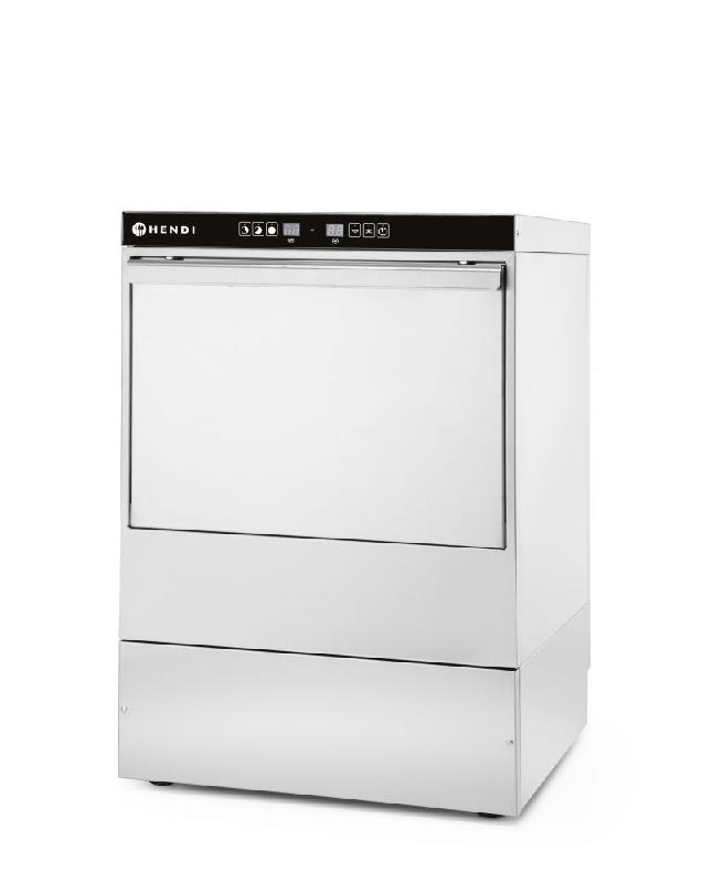Lave-vaisselle professionnel triphasé 50 x 50 cm à commande électronique - 570x600x830 mm - 231753_0
