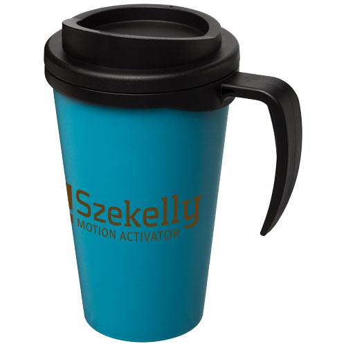 Mug isolant Americano® Grande - 350 ml - Double paroi avec couvercle à visser et poignée intégrée_0