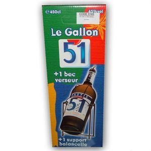 Pastis de Marseille Pastis 51 Gallon - 45° 450 cl