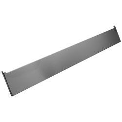 Plinthe frontale en inox - 1200 mm - modèle A9/PF12_0