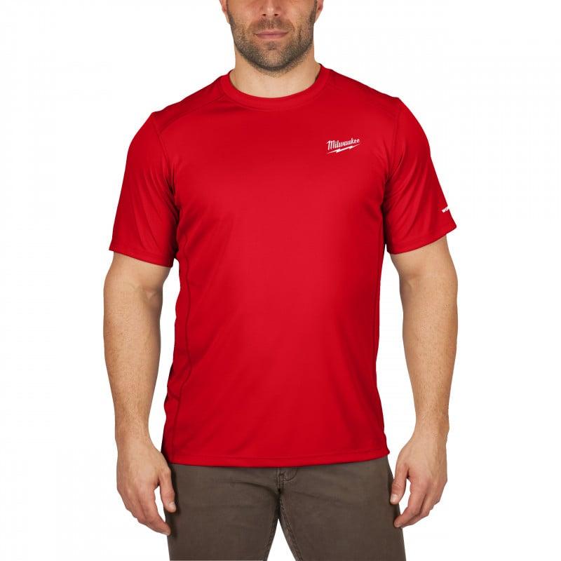 T-shirt Workskin manches courtes rouge Milwaukee - Réf. 4932493068_0