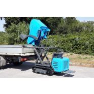 Tc90d (ex ch-2r13d) - Brouette à moteur Messersi 900 kg - Mini dumper chenillé avec transmission hydrostatique_0