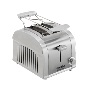 Toaster américain en acier inox - Bartschér - rainure 4x14 cm - réglage 7 niveaux_0