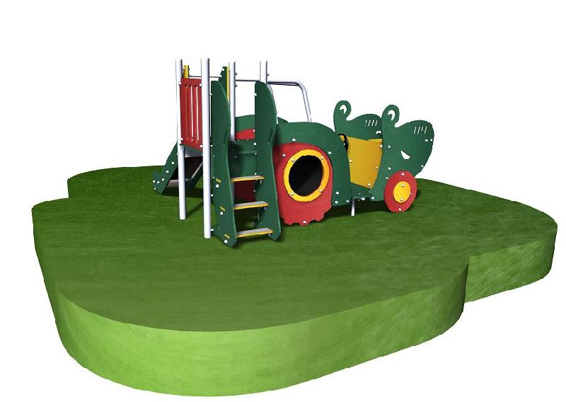Structure de jeu transport tracteur - trai04pe pour enfants de 2 à 7 ans, capacité 12 enfants_0
