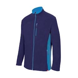 Veste polaire bicolore VELILLA marine|bleu ciel T.L Velilla - L polyester 8434455376335_0