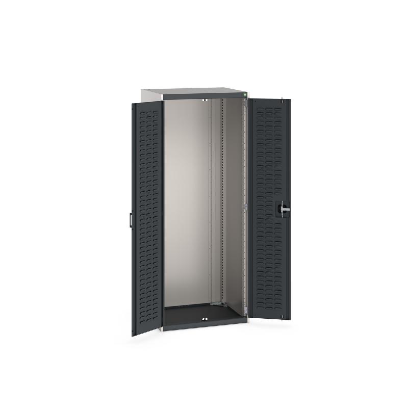 Armoire d'atelier Cubio SMLF-8620-2 - Portes à bacs - 800x650x2000 mm - Charge jusqu'à 1,5 tonne_0