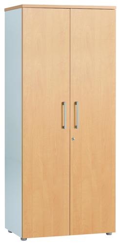 Armoire bois à portes battantes - Mélaminé 19 et 25 mm - Serrure de sécurité - 7 finitions disponibles_0