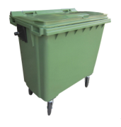 Bacs de collecte roulants - C800 F - En polyéthylène haute densité, personnalisables, certifiés CE et UN_0