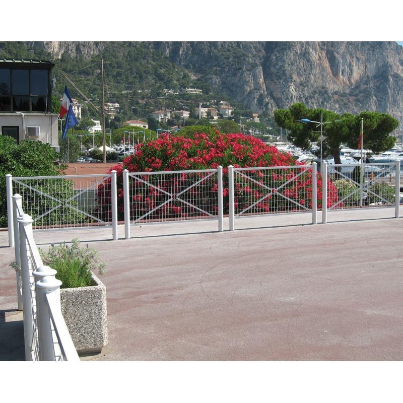 Barrière de ville Province grillagée PROCITY - métallique - 2 longueurs - 10 coloris - fabrication française_0