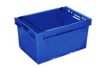 BL1301 – Bac Plastique plein emboîtable gerbable sur rabats_0