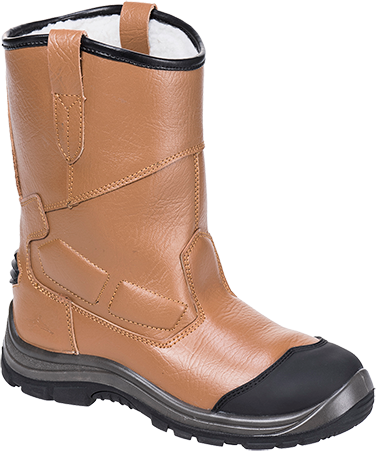 Bottes de sécurité Rigger Steelite Pro fourrées S3 CI HRO - coloris brun - FT12, taille 42_0