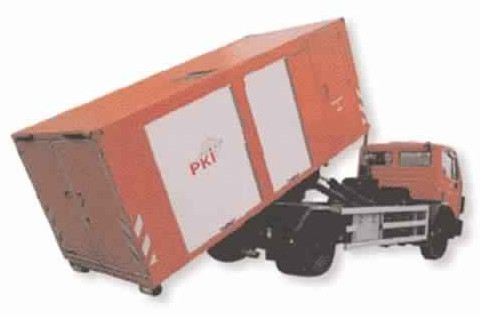 Container de décontamination PKI 9015 - pour brigades de pompiers en costumes lourds C-protection sur site d'accident_1