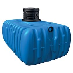 Cuve de stockage d'eau 1500l enterrée confort flat - BLEU - bleu 4023122201540_0