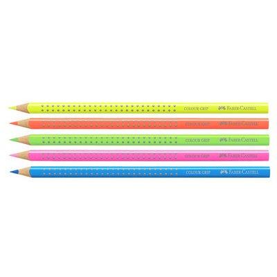 LOT DE 15 - FABER-CASTELL CRAYON COULEUR TRIANGULAIRE COLOR GRIP, VERT