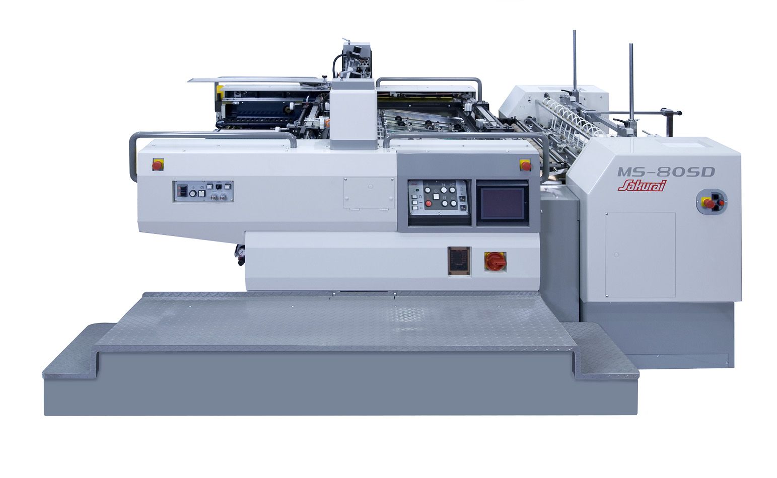 Machines de sérigraphie cylindre - Sakurai - Format 550x750 et 750x1050 mm - Jusqu'à 4000 feuilles/heure_0