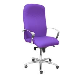 Piqueras y Crespo Caudete Fauteuil de direction avec mécanisme pivotant et tissu BALI couleur lilas - violet multi-matériau 115DBBALI82_0