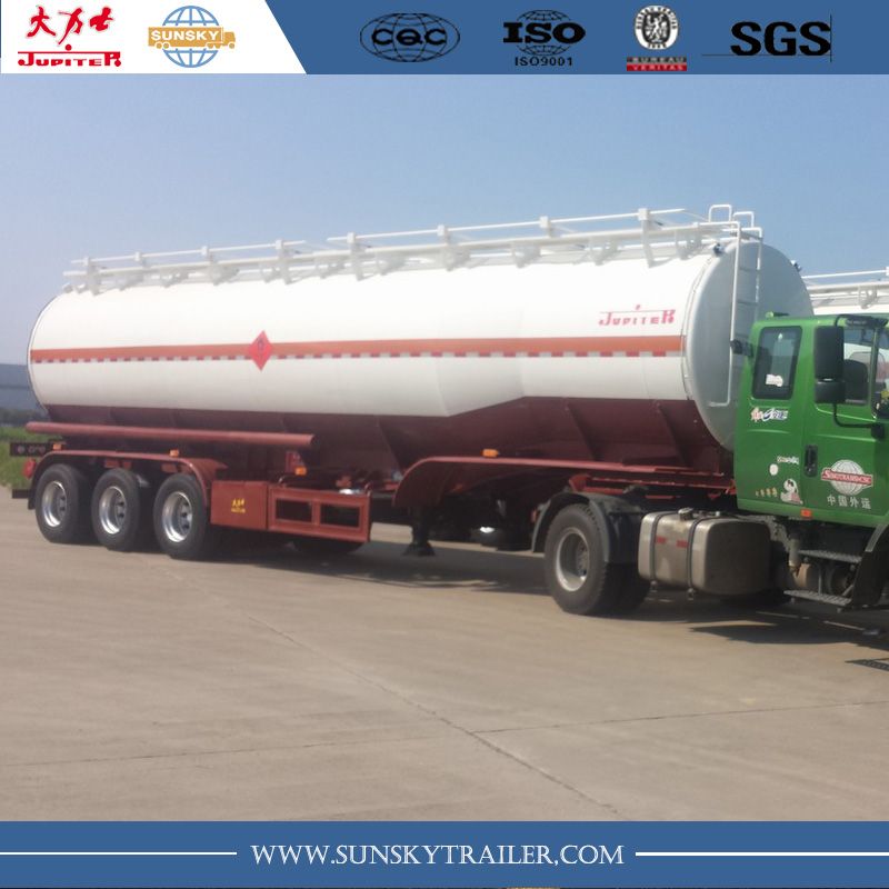 Remorque citerne - Xiamen Sunsky Trailer Co., Ltd - Semi-remorque en acier au carbone 40 000L pour carburants et liquides chimiques_0