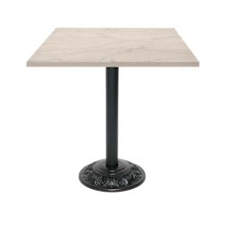 Restootab - Table style bistrot 70x70cm marbre yule - beige TB-VRS-7070M-MB.YUL_0