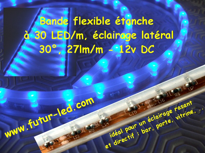 Rubans a led flexible, éclairage latéral_0