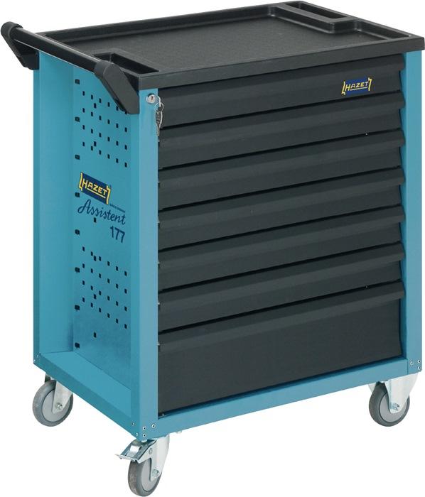 Servante d'atelier HAZET - 177-7/217 - 7 tiroirs, 217 pièces, tôle acier, 780x496x915 mm, 400 kg_0