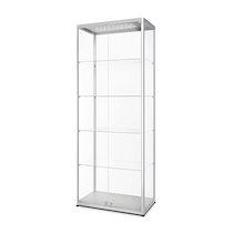 Vitrine En Magasin De Verre Rectangulaire LED Double Porte 80 x 40 x 200 cm_0