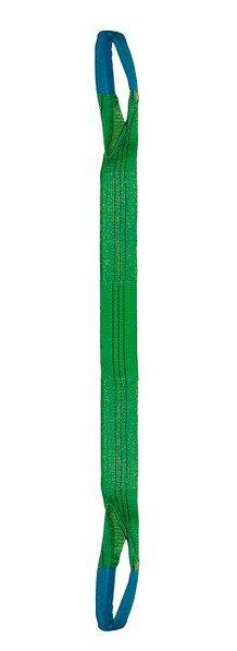 Élingue sangle doube polyester - 2 Boucles restreintes - Longueur (mm) : 2000 - CMU (KG) : 2000KG_0