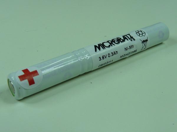 Batterie Nimh 3x 2/3AAA MB ST4 - 3.6V 300mAh T2 - Marque NX_0