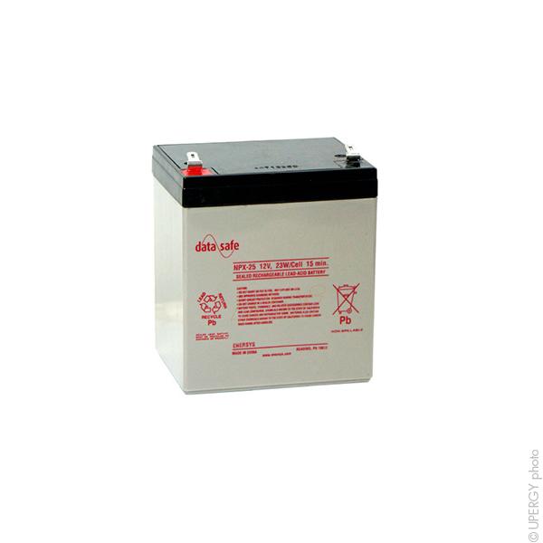 BATTERIE ONDULEUR (UPS) DATASAFE NPX25-12 12V 5AH F6.35_0