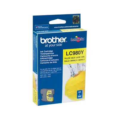 Brother LC-980Y cartouche d'encre 1 pièce(s) Original Jaune_0