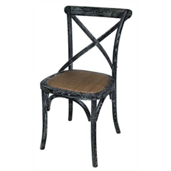 Chaise en bois dossier croisé modèle trgg656_0