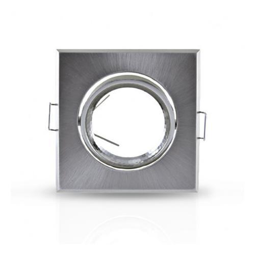 Support plafond carré orientable argent 84 x 84 mm - Elv772049 - Rue des Ampoules_0