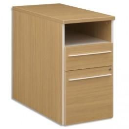 GAUTIER CAISSON HAUTEUR BUREAU VIKTOR ORME BLOND - DIMENSIONS : L42 X H74 X P60 CM