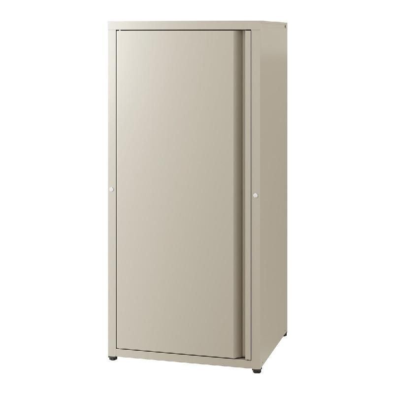 Helloshop26 - Armoire étagère meuble de rangement métallique acier 88 x 40 x 35 cm camel 03_0008903 - métal 3000224406814_0