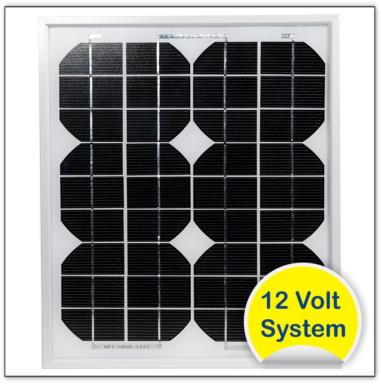 Panneau solaire photovoltaïque polycristallin 10W (12V) - Cadre aluminium anodisé - Garantie 2 ans_0