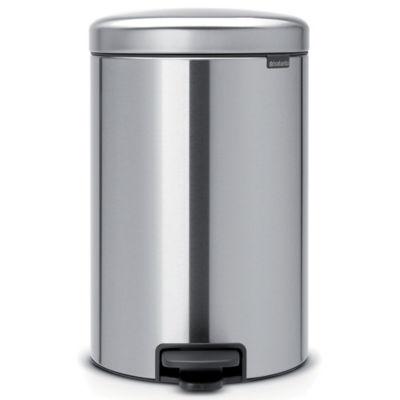 Poubelle NewIcon Brabantia 20 L gris brossé mat_0