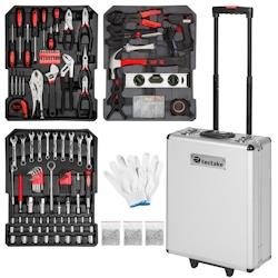 Tectake Caisse à outils 799 pièces  noir - 402036 - noir aluminium 402036_0
