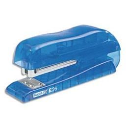 AGRAFEUSE DE TABLE RAPID E26 X RAY - POUR AGRAFES 24/6 ET 26/6 - BLEUE -  20 FEUILLES