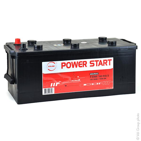 Batterie de démarrage camion NX Power Start 180-950/3 - 12V 180Ah - Haute performance et longue durée de vie_0