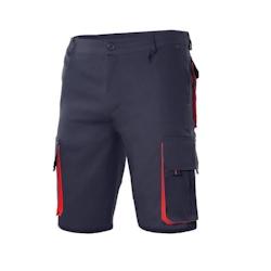 Bermuda multipoches bicolore  marine|rouge T.46 Velilla - polyester 8435011416731_0